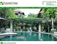 Tablet Screenshot of kusnadihotel.com